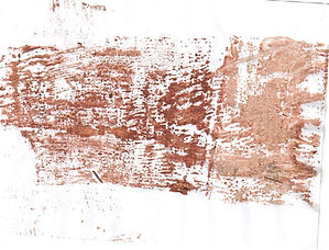 Xilogravura feita com pigmento natural