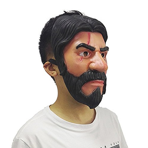 John Wick Fortnite Mask - latex mask of the populare fortnite character that looks like john wick