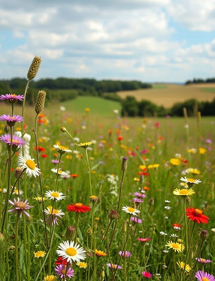 August landscape in England; summer flowers _ meadow of wild flowers.jpg