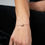 Thumbnail: Black Diamond Moon Bracelet by Padme Designs