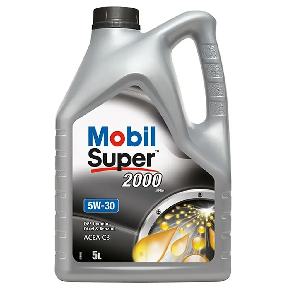 Küçük resim: Mobil Super 2000 XE C3 5W30 5 Lt Partiküllü Motor Yağı