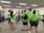 Playing music games at the JCC