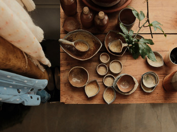 shop in Columbia Falls Montana. kid friendly. vintage antique handmade pottery