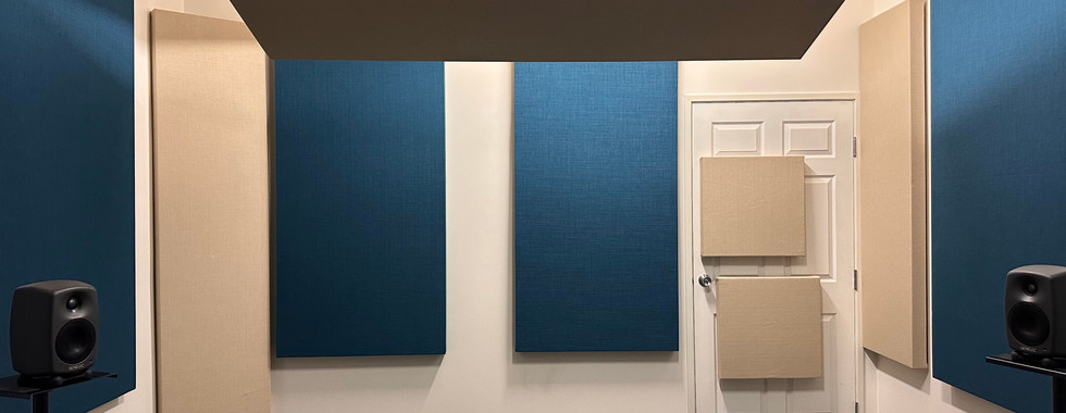 Chanda Dancy’s film and TV composition studio with integrated acoustic treatment