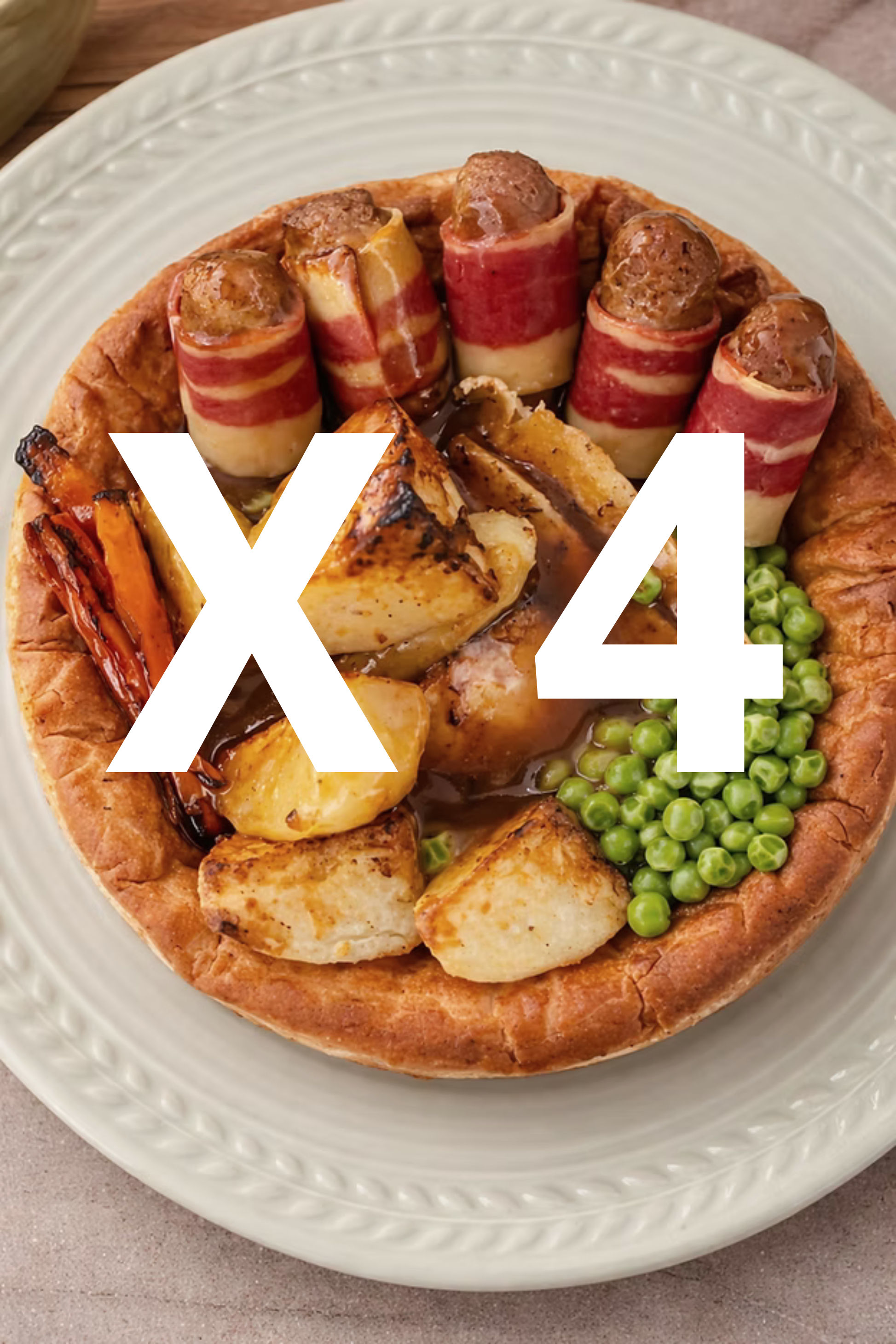 4 x Vegan Giant Yorkies (8 inch)