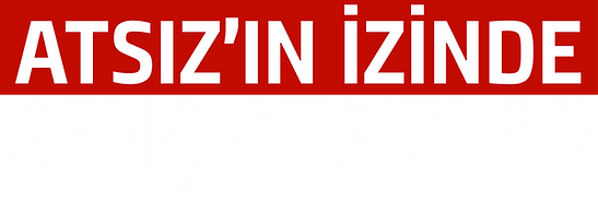 Atsızın İzinde Genç Atsızlar yazılı logo.