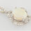 Thumbnail: 14k opal and diamond pendant