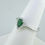 Thumbnail: 14k Emerald and Diamond Halo Style  Ring
