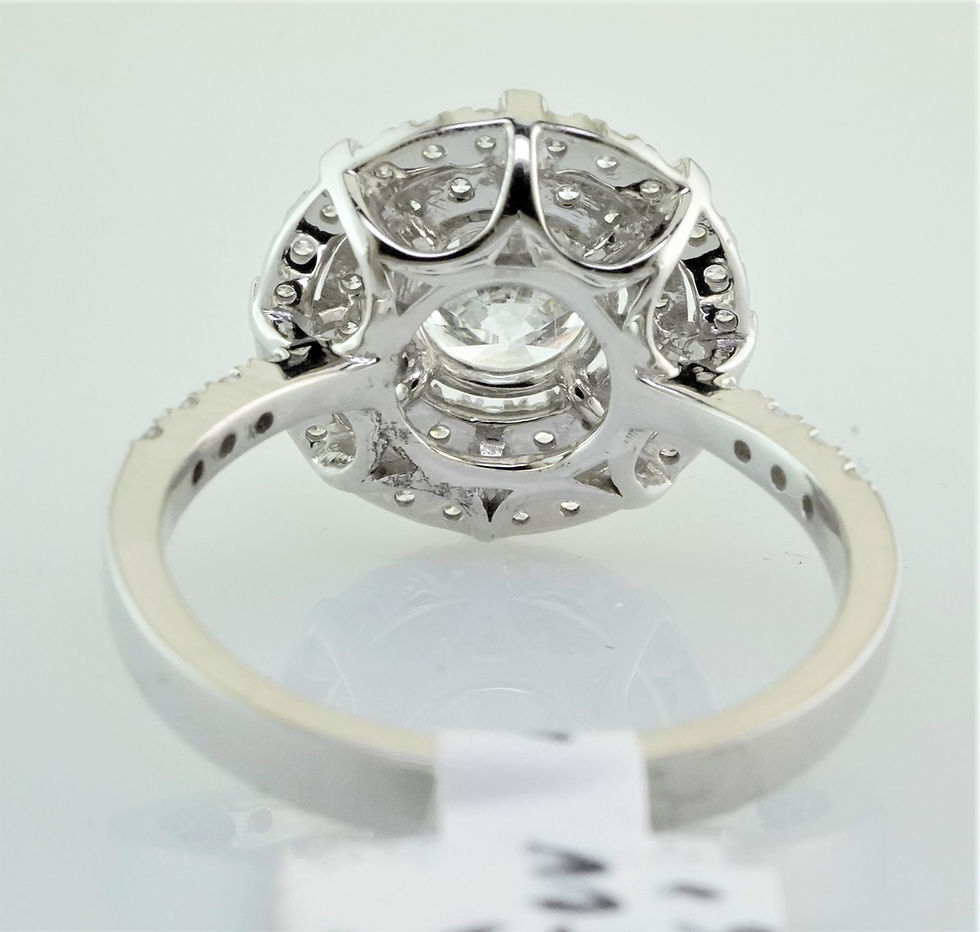 Thumbnail: 14k lab grown diamond engagement ring