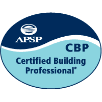 The Certified Building Professional Logo from the Association of Pool and Spa Professionals