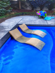 River Pools D Series Fiberglass Pool in Bellevue WI