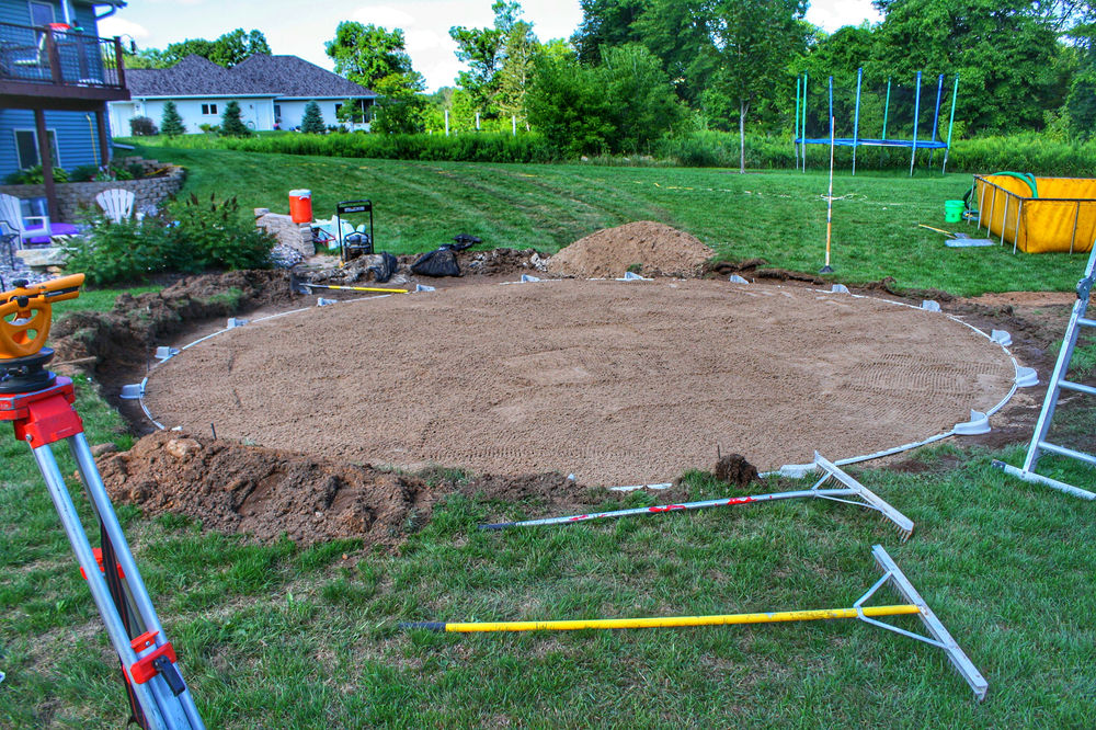 mason sand for above ground pool