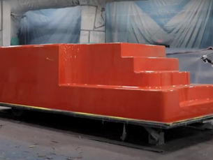 Fiberglass Pools, How They're Made, Part 1 The Mold.
