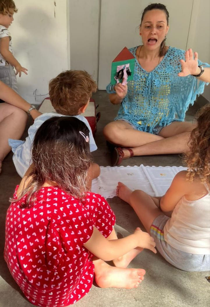Mediação de leitura - Ateliê Passarada