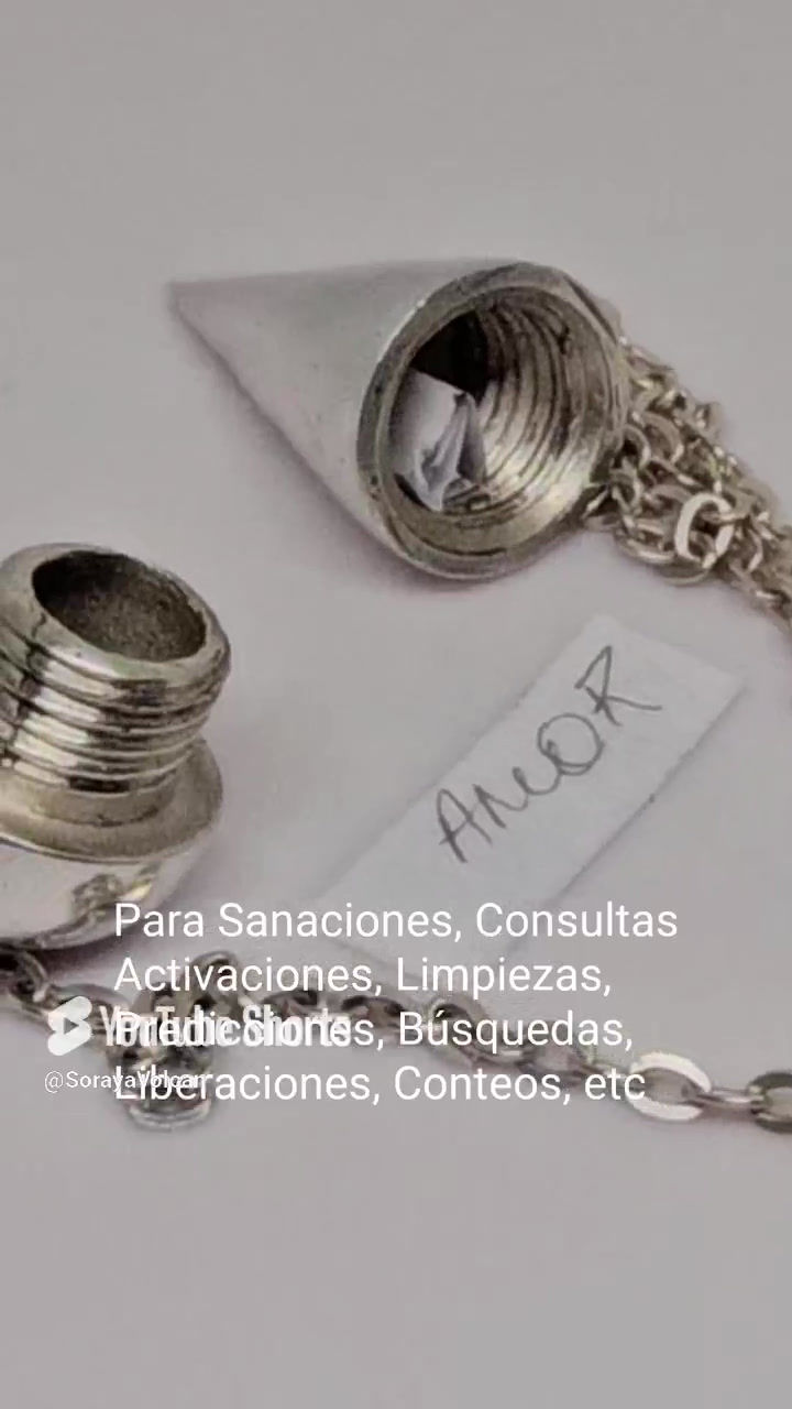 Miniatura: PÉNDULO TESTIGO PLATA 925