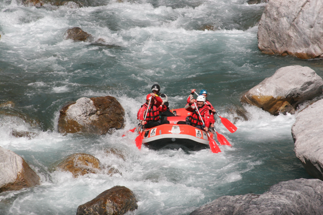 Une descente en raft