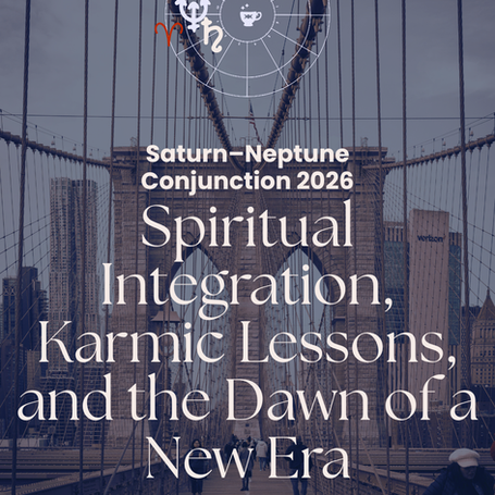 Saturn–Neptune Conjunction 2026: Spiritual Integration, Karmic Lessons, and the Dawn of a New Era