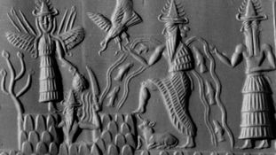 Enki, the Sumerian savior of humanity