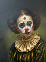 Original Oil Portrait Painting | Masquerade by Marion Dutton