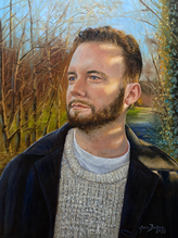 Oil Portrait of Ashley By Marion Dutton