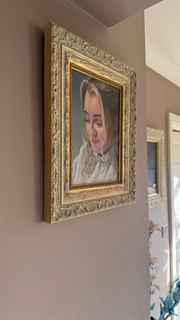 Framed portrait
