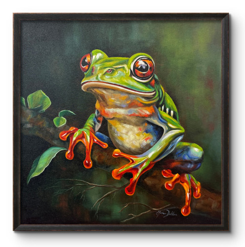Emerald Leap | Original Oil Painting