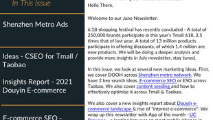 Newsletter - June 2021