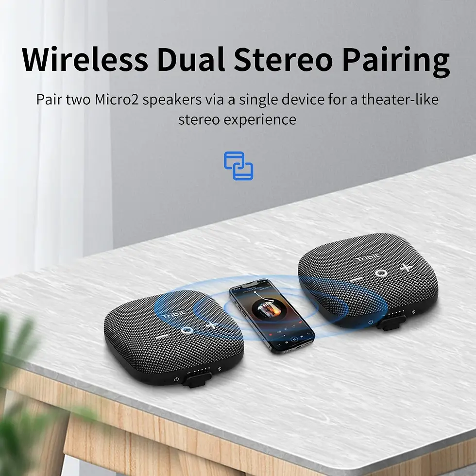Miniatura: Tribit StormBox Micro 2 Portable Bluetooth Speaker with Deep Bass 10W Power IP67