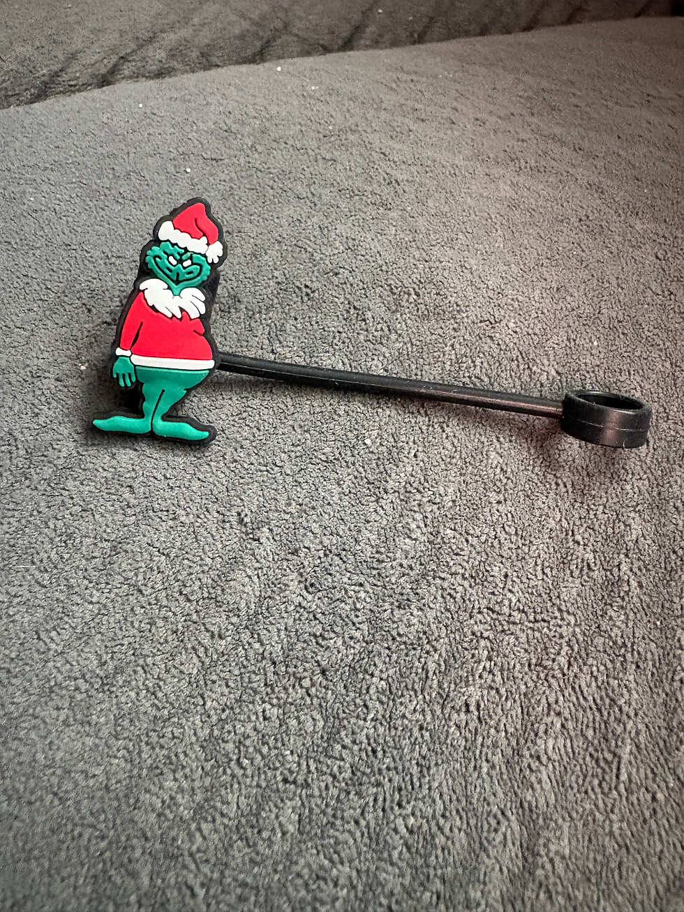 Thumbnail: Grinch Straw Toppers