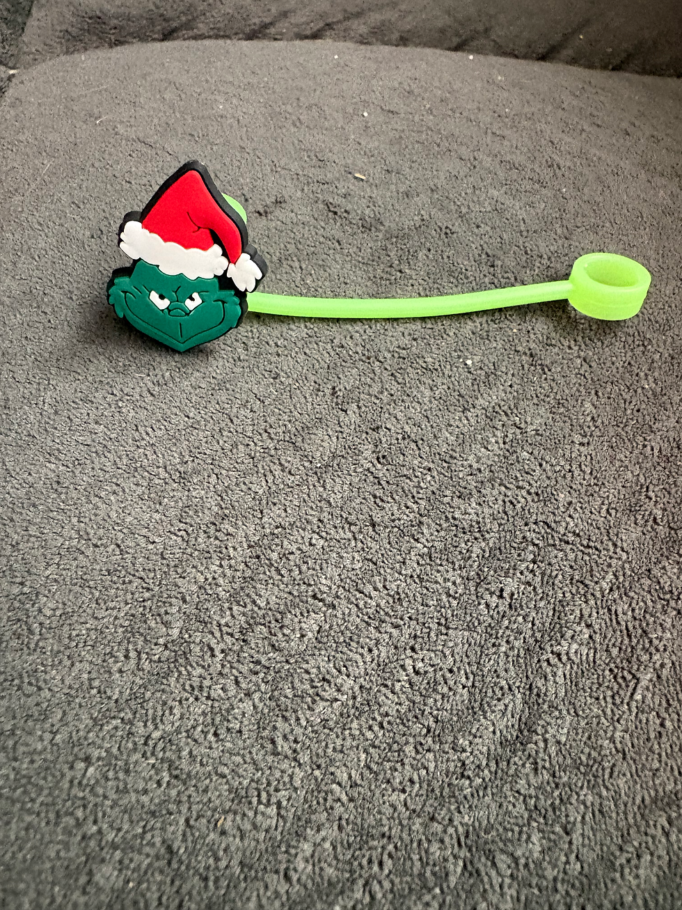 Thumbnail: Grinch Straw Toppers