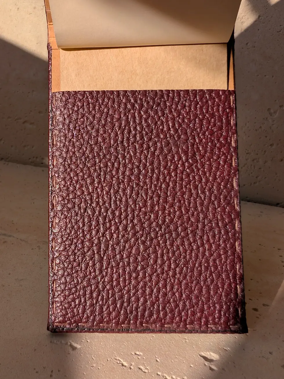 Miniature : Bloc note rechargeable "Rutile" - marqueterie de paille