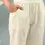 Thumbnail: Cream Full Elastic Women Cotton Pant