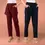 Thumbnail: Combo of 2 Maroon and Navy Blue Trousers