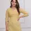 Thumbnail: Yellow Cotton Prosing Printed Top