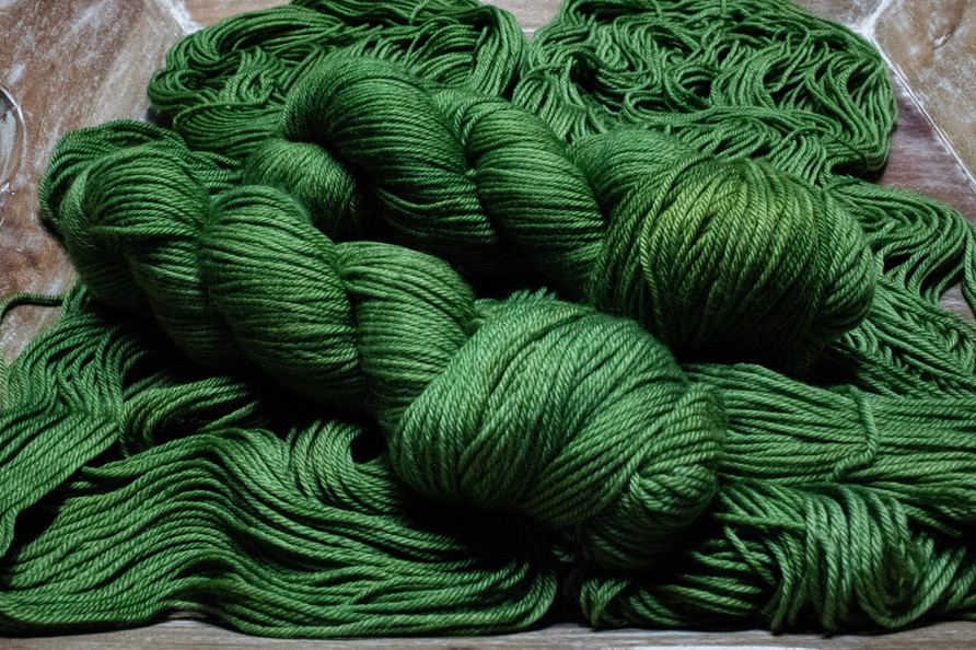 phat girlz fibre dk weight fairy moss stock photo