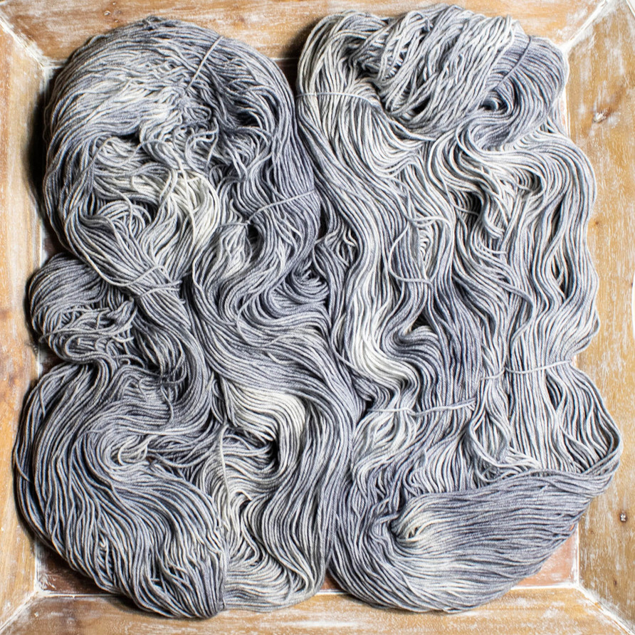 phat girlz fibre fingering weight stormy days stock photo