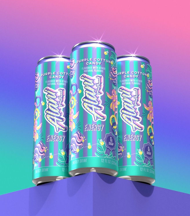 LIMITED SUMMER FLAVOR-Alani Purple Cotton Candy JUST IN!