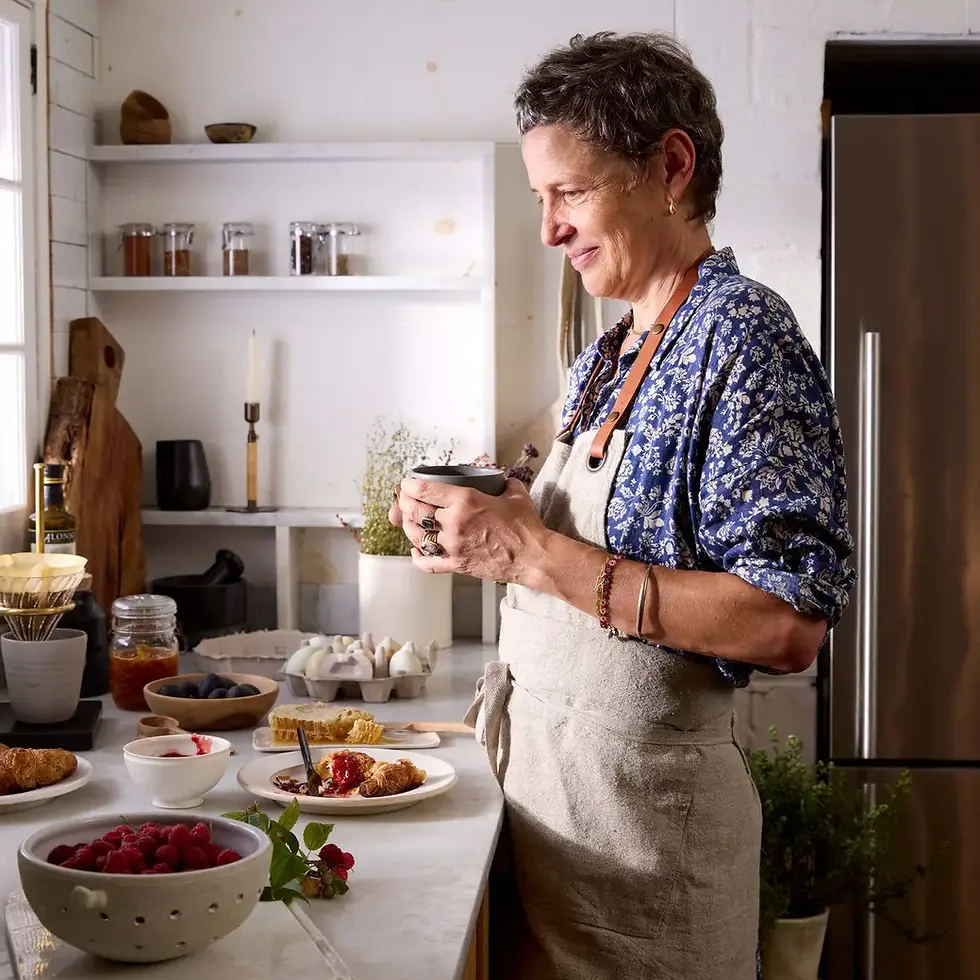 Thumbnail: Washed Linen and Leather Apron