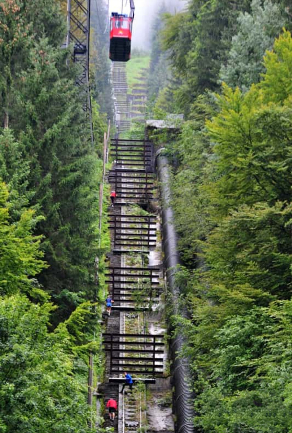 Impressionen des Treppenlauf
