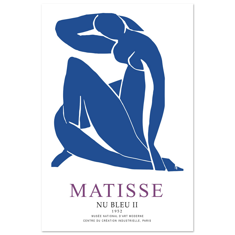Thumbnail: Henri Matisse Nu Bleu II (Blue Nude II) 1952 Artwork Poster