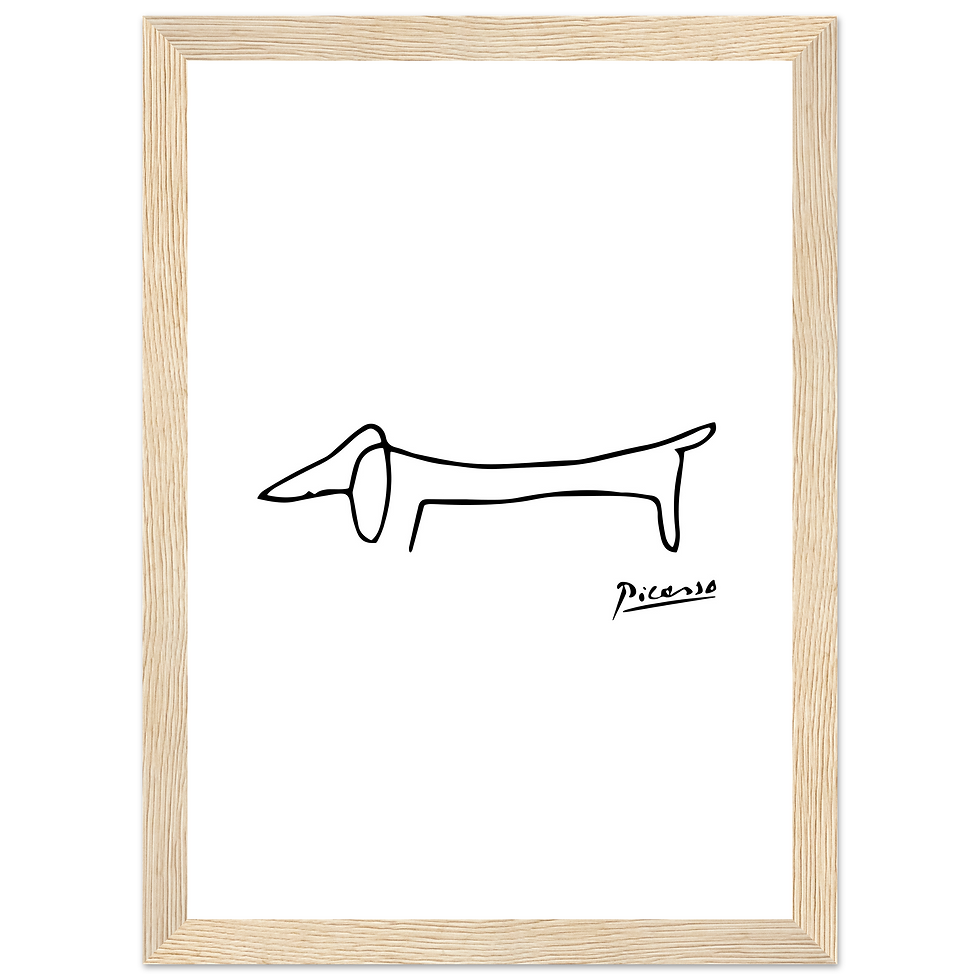 Thumbnail: Pablo Picasso Dachshund Dog (Lump) Artwork Poster