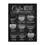 Thumbnail: Nordic Coffee Menu Wall Pictures Art Print Black White Art Canvas Painting