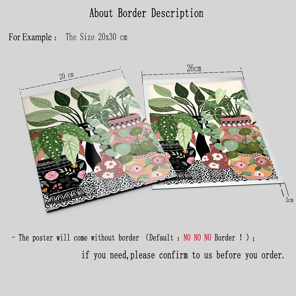Thumbnail: Greek Tile Botanical House Plants Art Nordic Poster