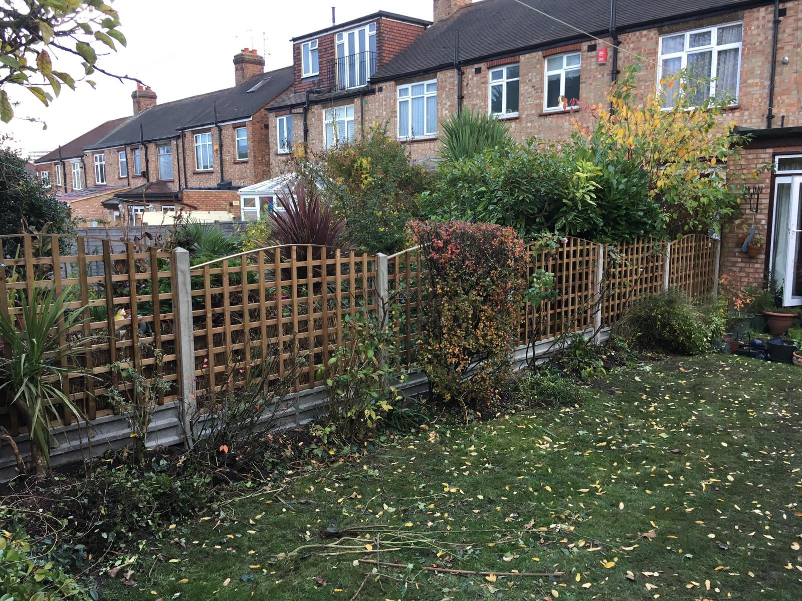 Garden trellis installation London