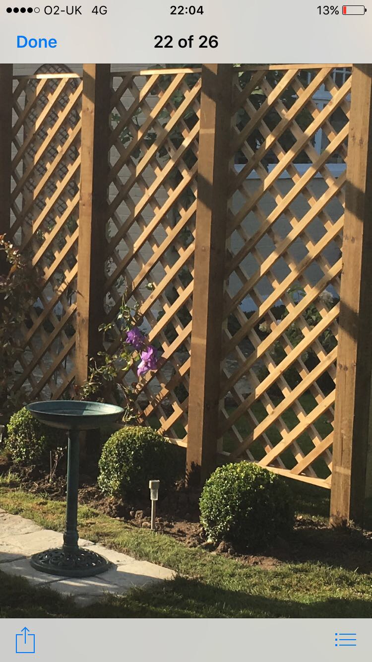 Lattice Diamond Strong Garden Trellis Trellis made to measure London