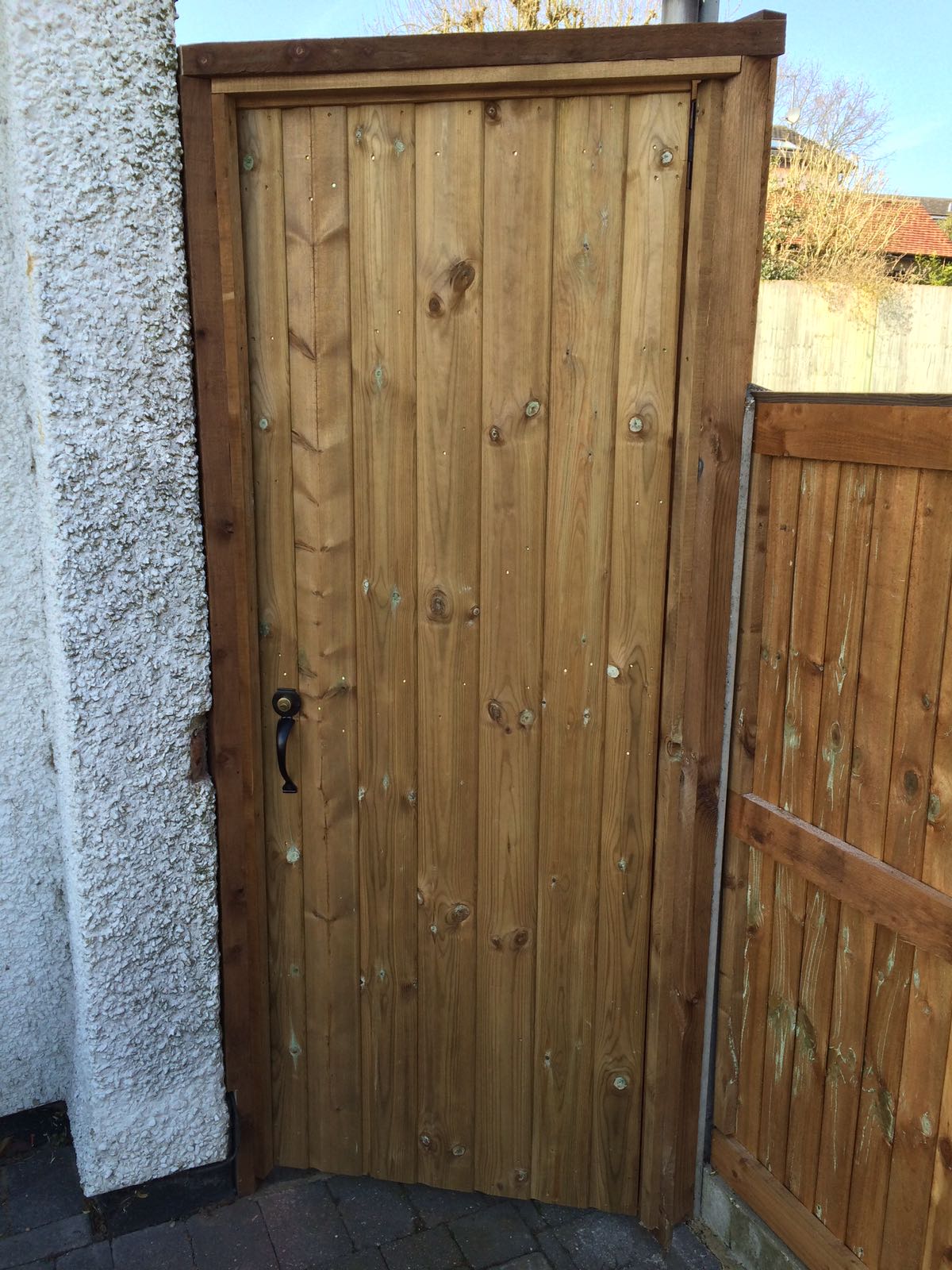 Ledged & braced shiplap gate