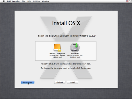 Niresh 12495 OSX 10.8 Mountain Lion USB Bootable For Windows .rar
