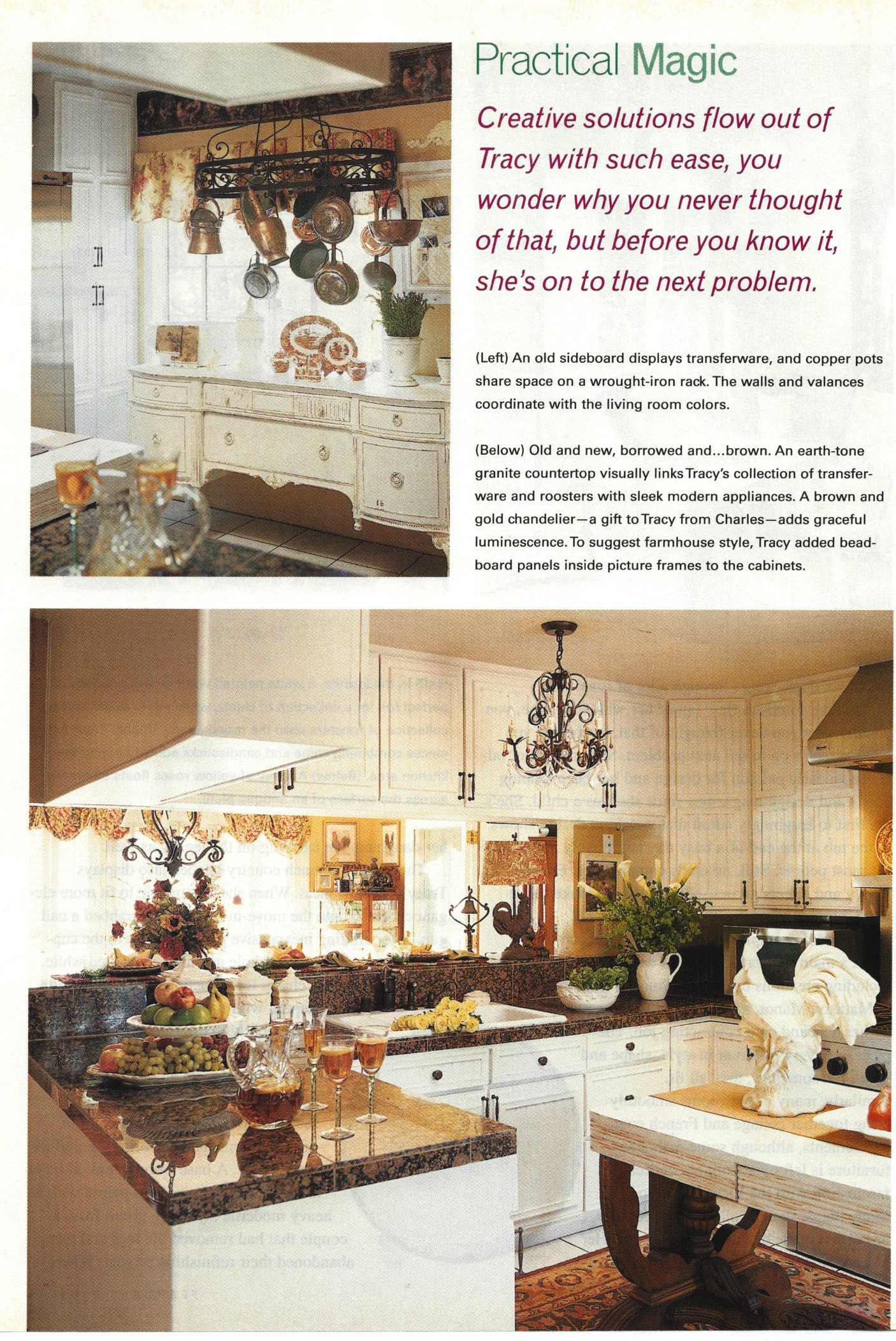 Our old kitchen.