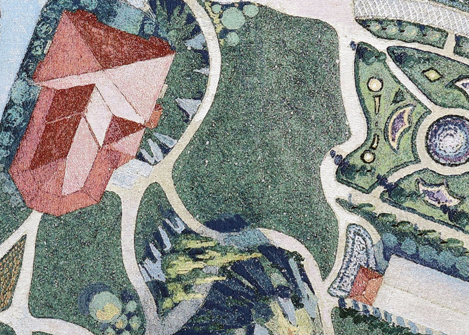 Estate of Isaac P. Martin (1936) Woven Close Up