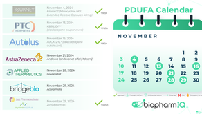 November PDUFA Update: 4 Approvals and 1 AdComm